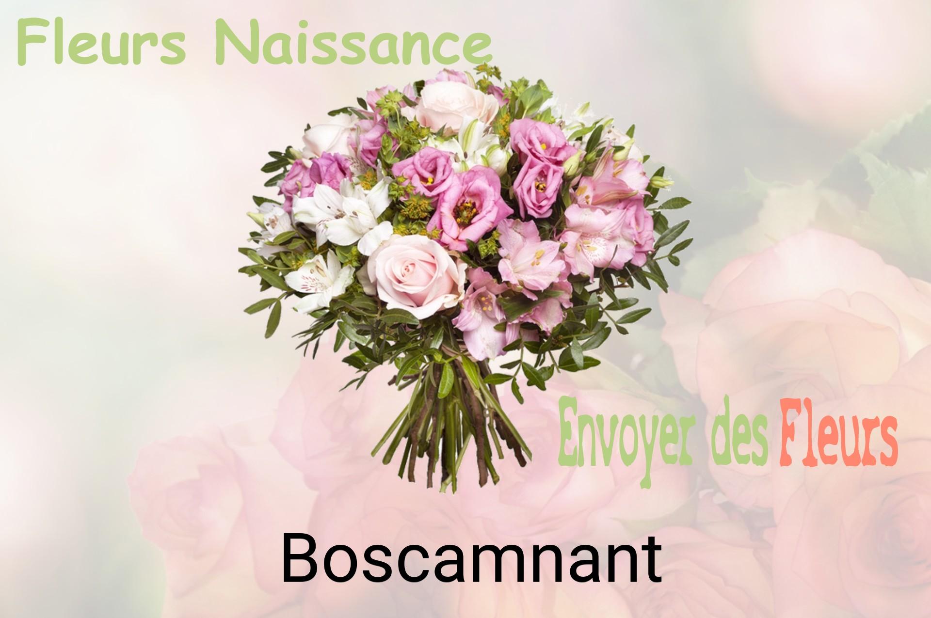 Bouquet de fleurs de naissance livré à Boscamnant